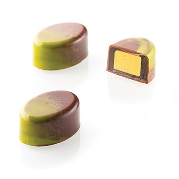 Silikomart Kit Ovale 01 Polycarbonate Praline Chocolate Mould